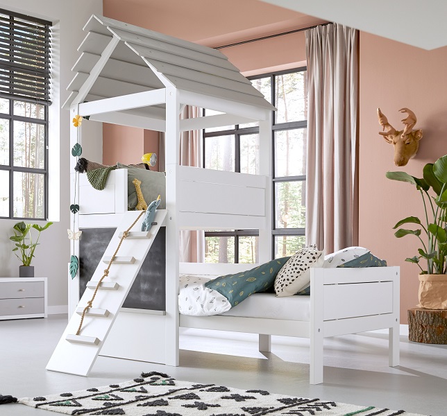 LETTO PLAY TOWER LIFETIME, LETTO BIMBA/O CON TORRE E TETTO