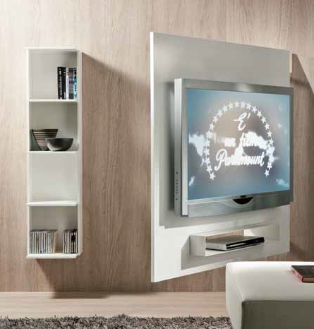 PORTA TV GIREVOLE ATTREZZATO SUL RETRO fino a 55